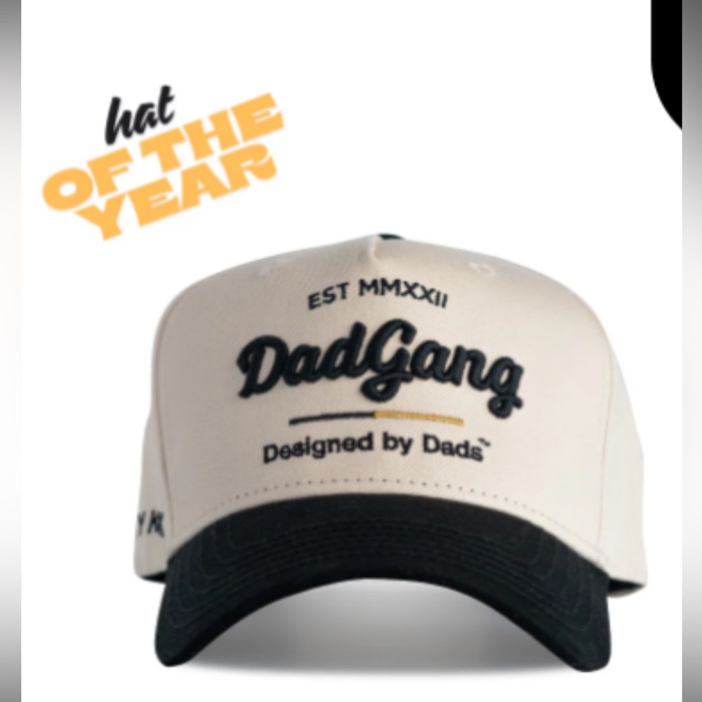 DadGang Cream and Black Cap